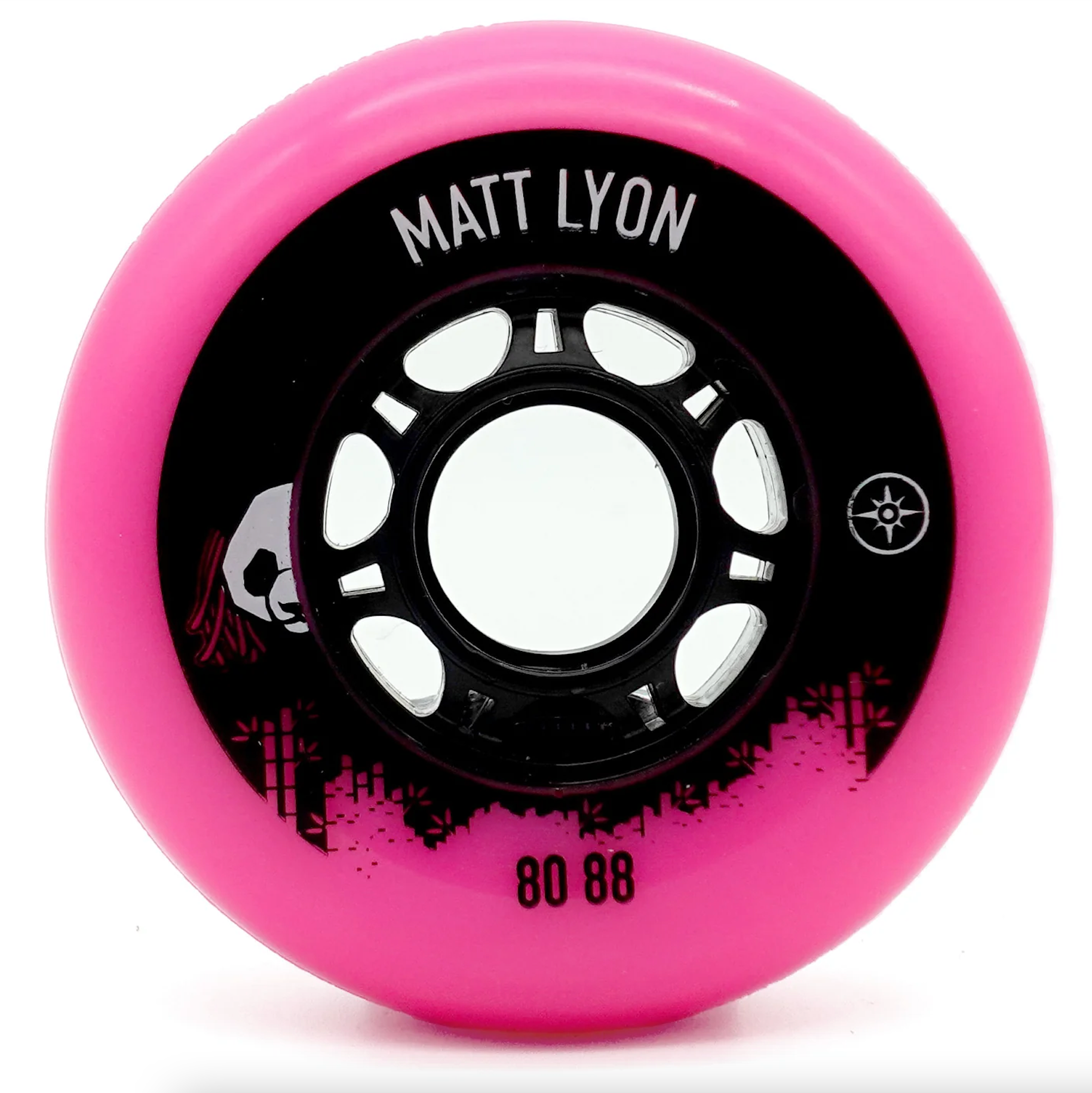 Compass Lyon 80mm Pink inline skate wheels