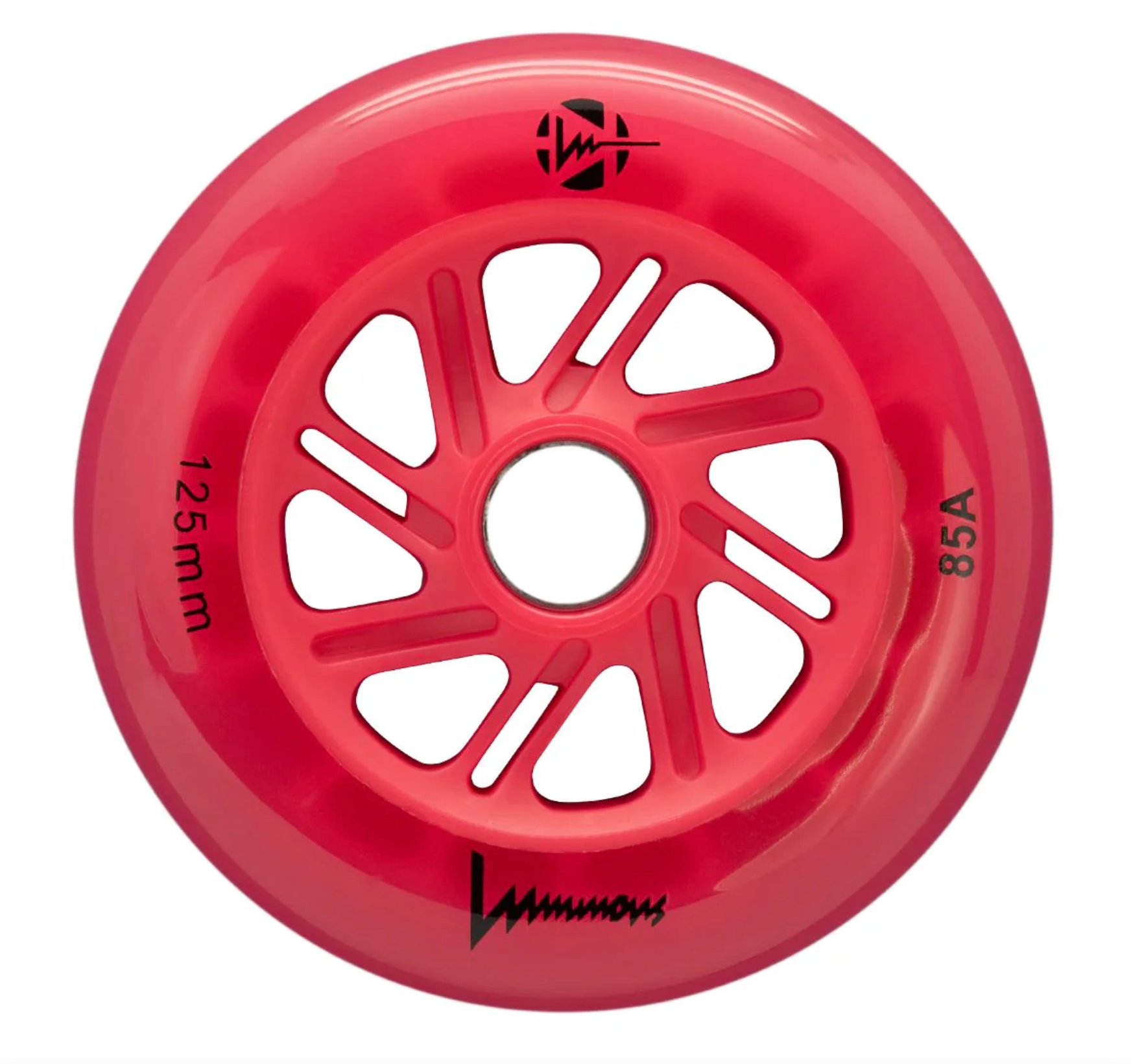 Luminous 125mm Red Red Inline Skate Wheels, Intuition Skate Shop, Skate Shops Near Me