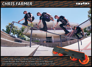 50/50 Farmer Prime inline skate frames