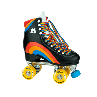 Moxi Rainbow Rider Black Roller Skates, Intuition Skate Shop, Skate Shops Near Me