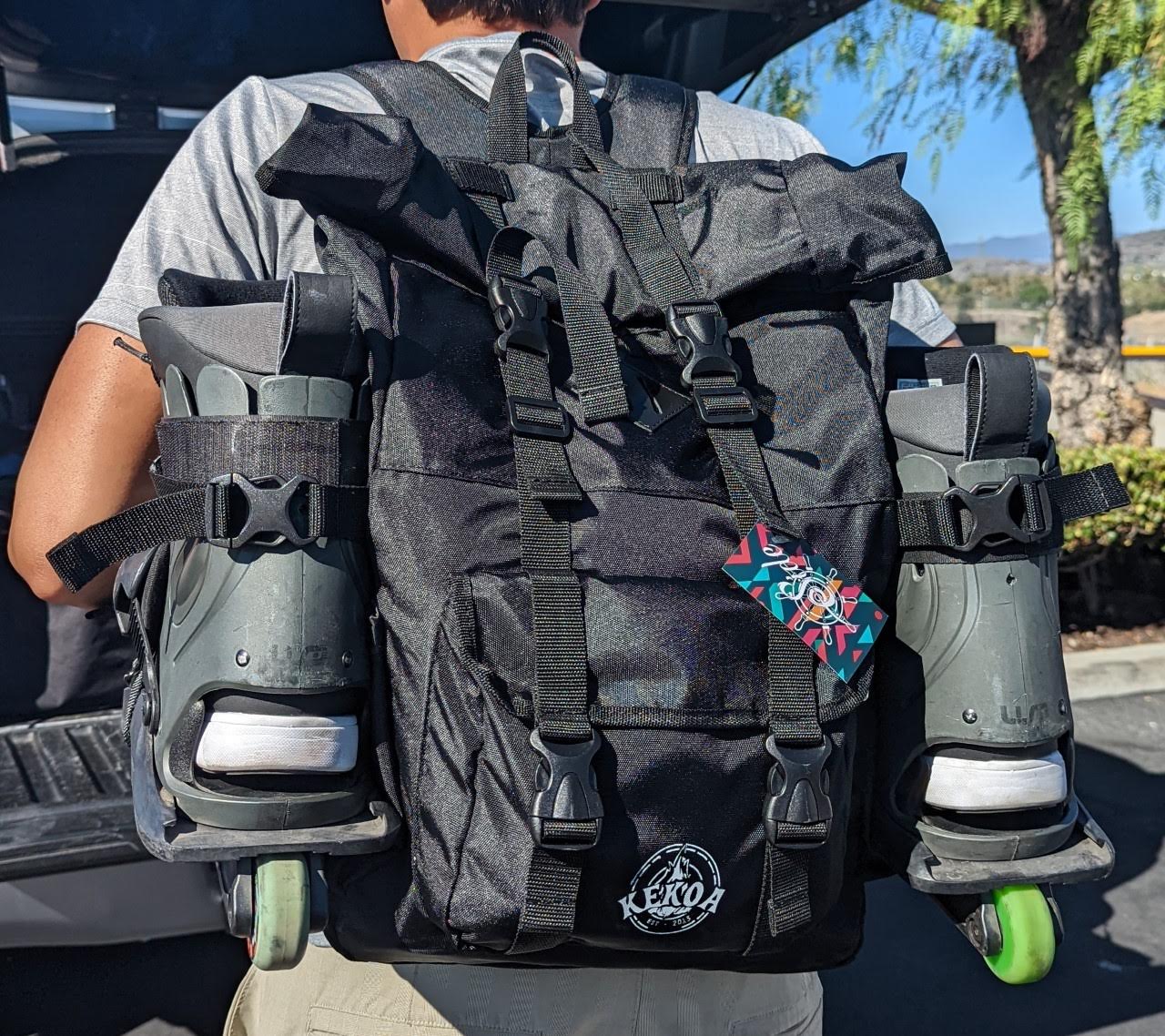 Kekoa Roll Top skate backpack – Intuition Skate Shop