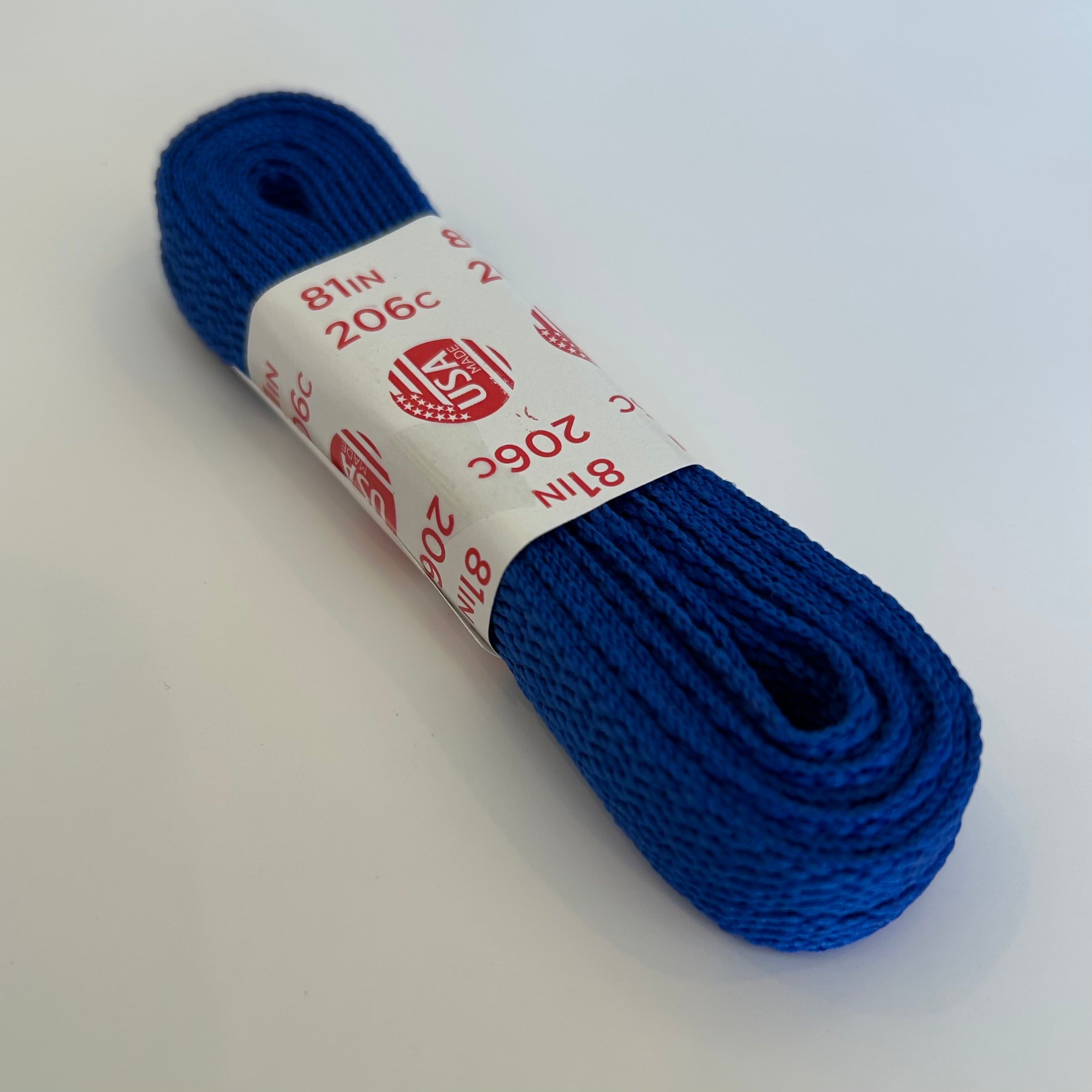 Blue Cotton Sure Grip 81" Inch Roller Skate Laces, Intuition Skate Shop, Skate Shops Near Me, Roller Skates