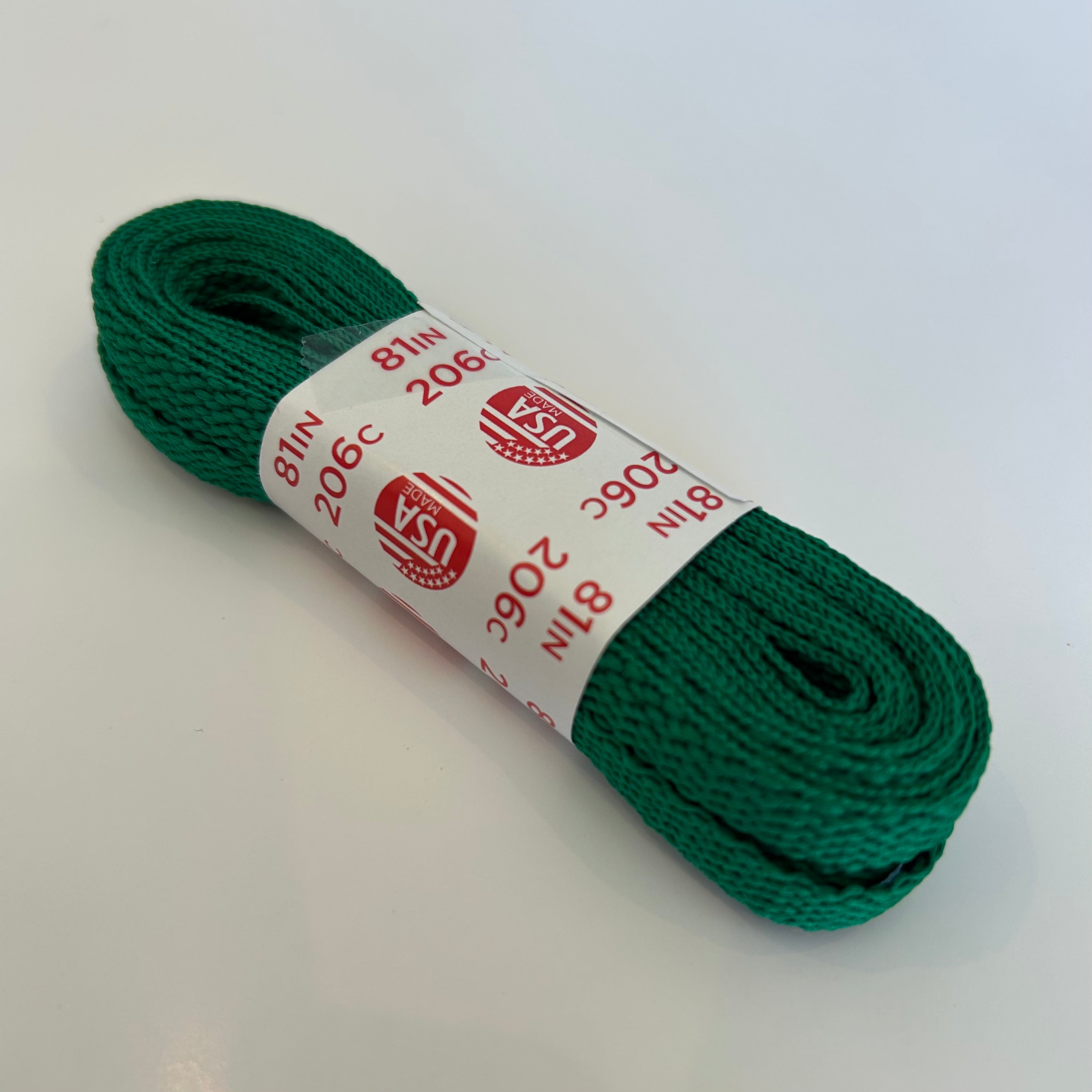 Green Cotton Sure Grip 81" Inch Roller Skate Laces, Intuition Skate Shop, Skate Shops Near Me, Roller Skates