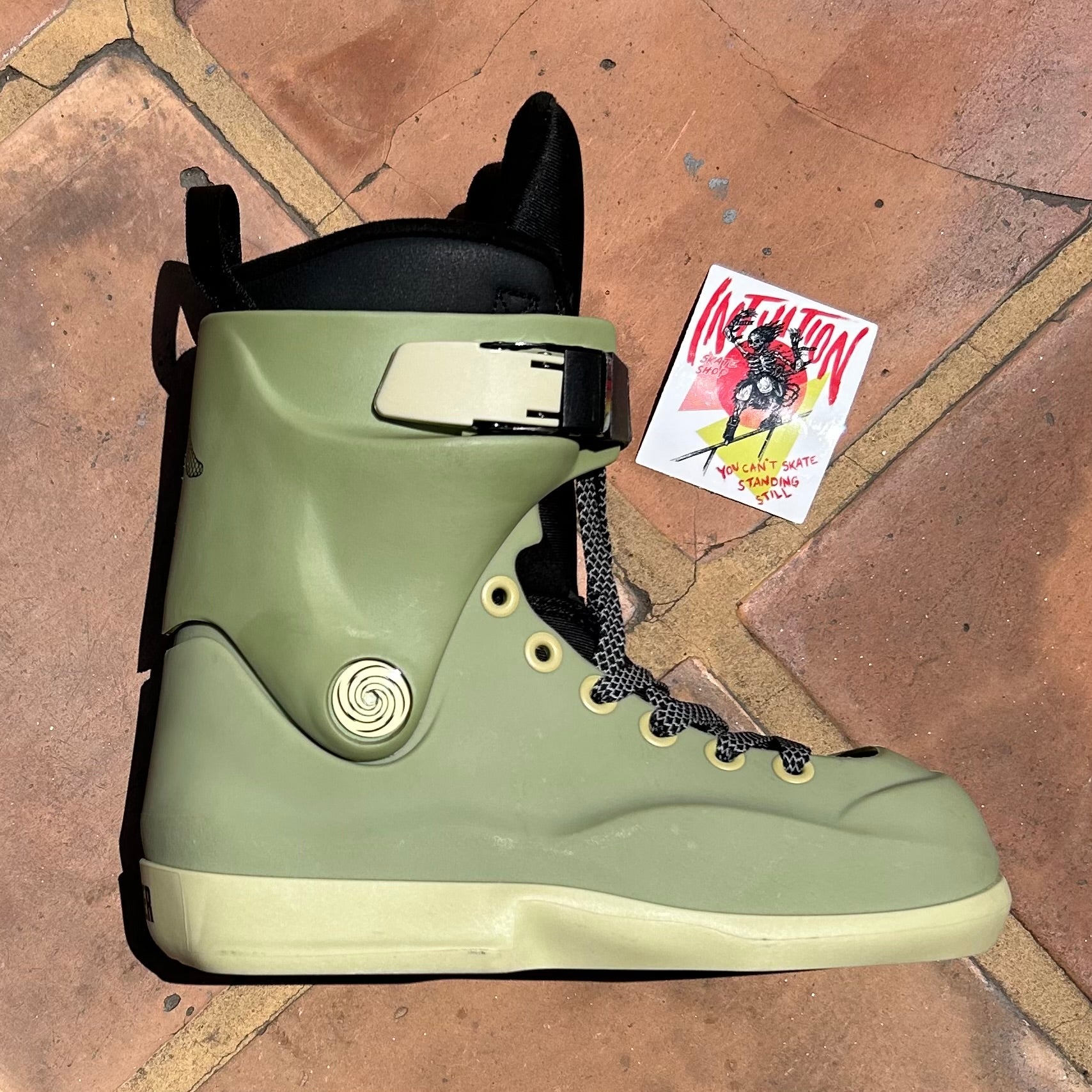 Mesmer Dom Bruce  Boot Only Aggressive Inline Skates, Mesmer Rollerblades, Skate Shops Near Me, Intuition Skate Shop, Mesmer Green Inline Skates