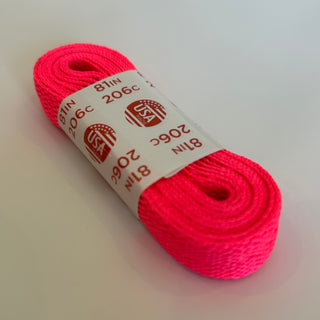 Pink Cotton Sure Grip 81" Inch Roller Skate Laces, Intuition Skate Shop, Skate Shops Near Me, Roller Skates