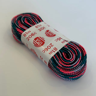 Pink and Blue Cotton Candy Cotton Sure Grip 81" Inch Roller Skate Laces, Intuition Skate Shop, Skate Shops Near Me, Roller Skates