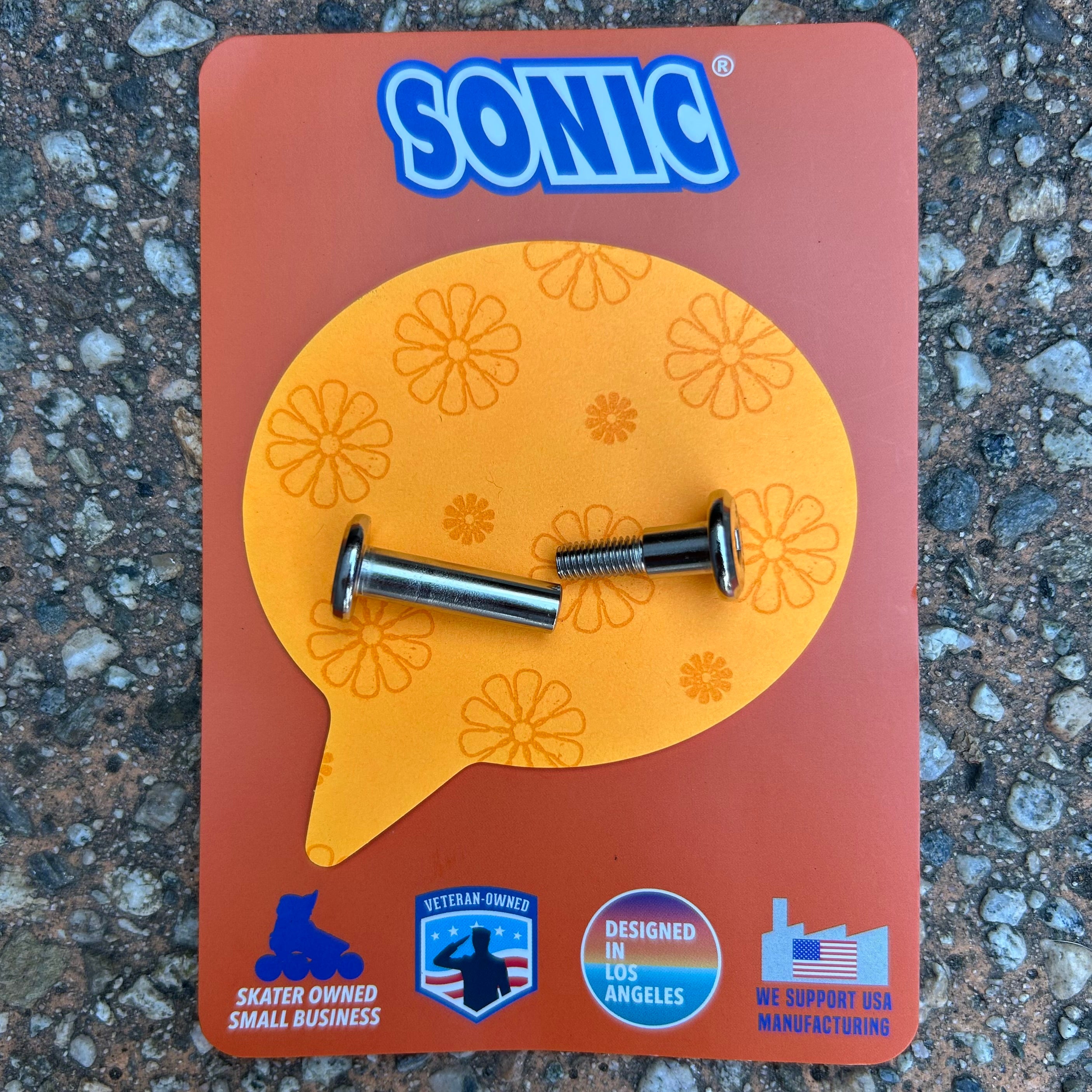 Sonic 6mm inline skate axles
