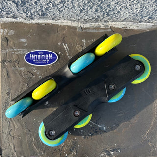 Black Kizer Advance 72 UFS Inline Skate Frames, Intuition Skate Shop, Skate Shops Near Me, Rollerblades