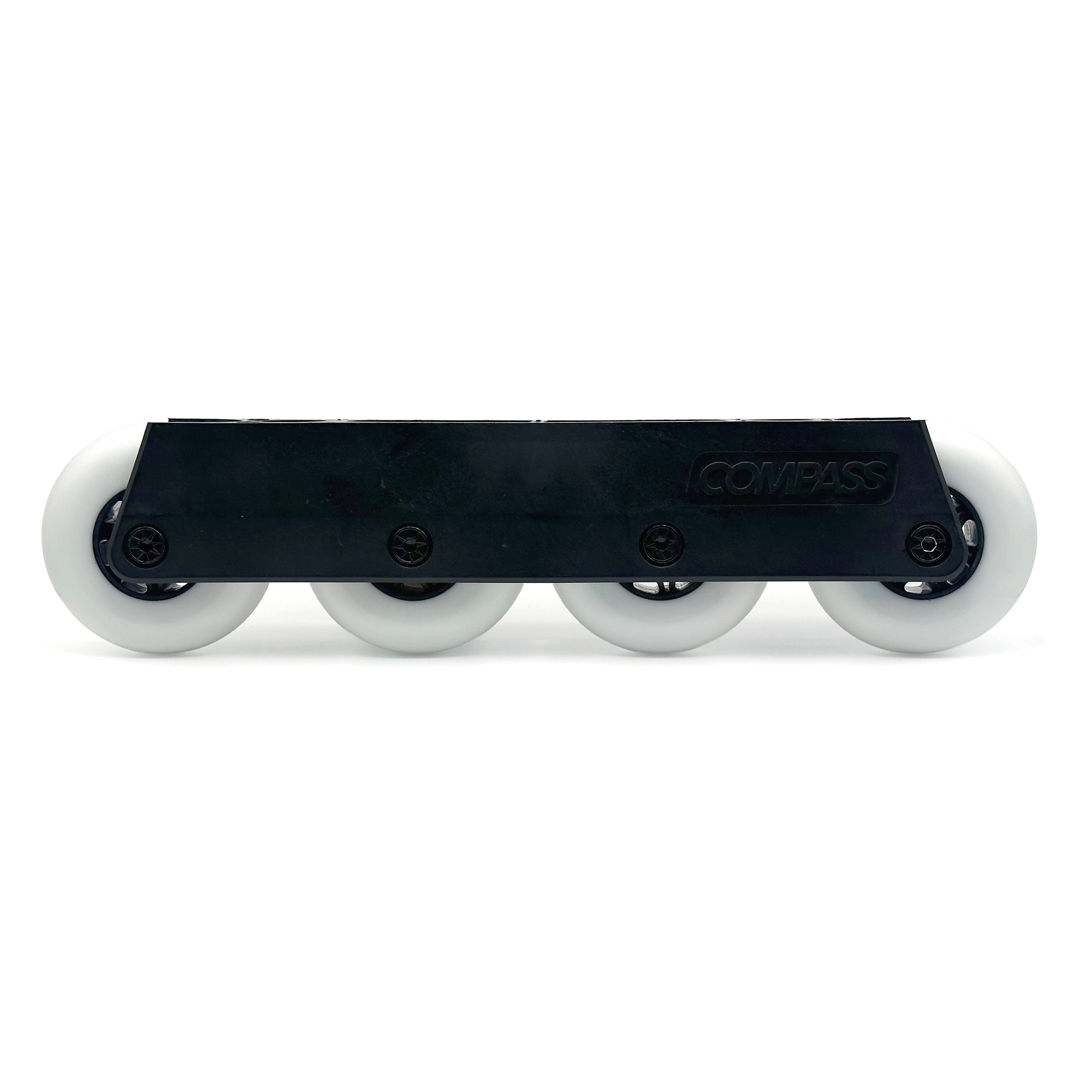 Black Generic Compass 72mm Ready to Roll UFS Frames for Inline Skates, Intuition Skate Shop, Skate Shops Near Me, Rollerblades