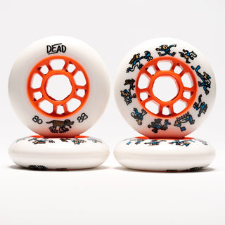 Dead 80mm inline skate wheels, Intuition Skate Shop