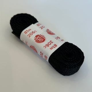 Black Cotton Sure Grip 81" Inch Roller Skate Laces, Intuition Skate Shop, Skate Shops Near Me, Roller Skates