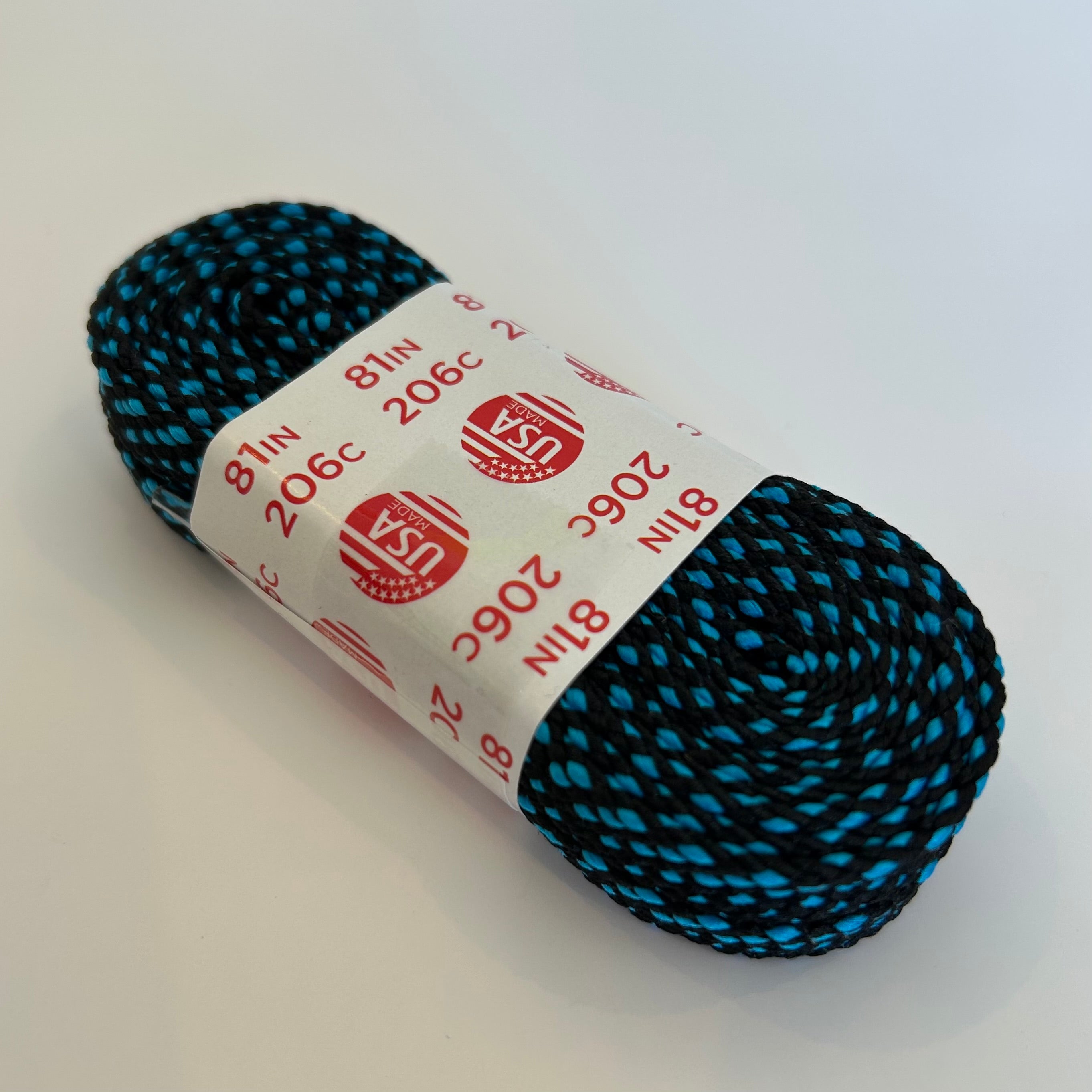 Black with Blue Diamonds Cotton Sure Grip 81" Inch Roller Skate Laces, Intuition Skate Shop, Skate Shops Near Me, Roller Skates
