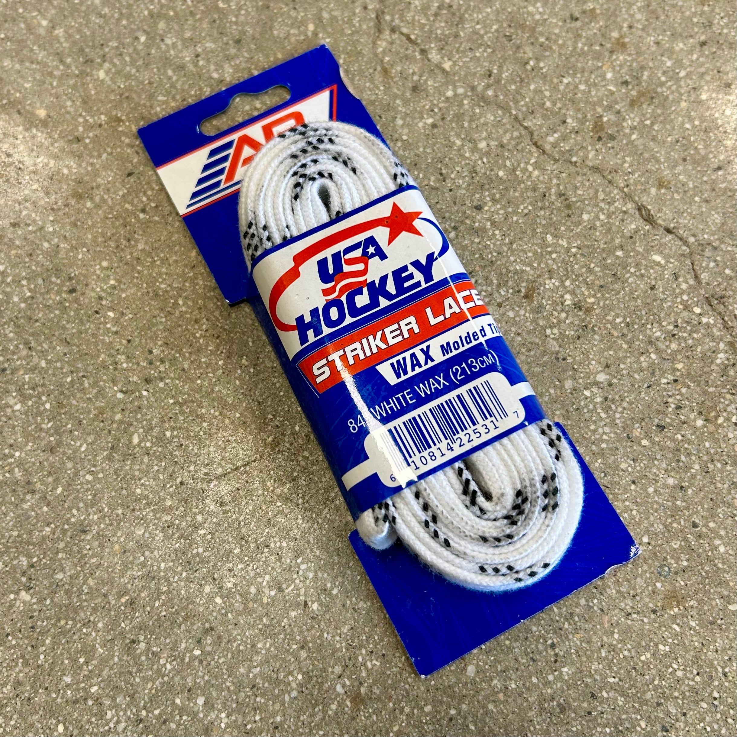 White A&R Waxed Hockey Laces at Intuition Skate Shop, Hockey Laces, Waxed Skate Laces, Skate Shops Near Me, Ice Skating, Ice Hockey