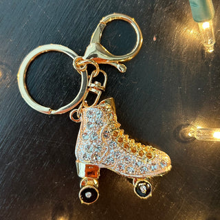 White Diamond Roller Skate Keychain, Intuition Skate Shop, Skate Shops Near Me, Roller Skate Jewelry 
