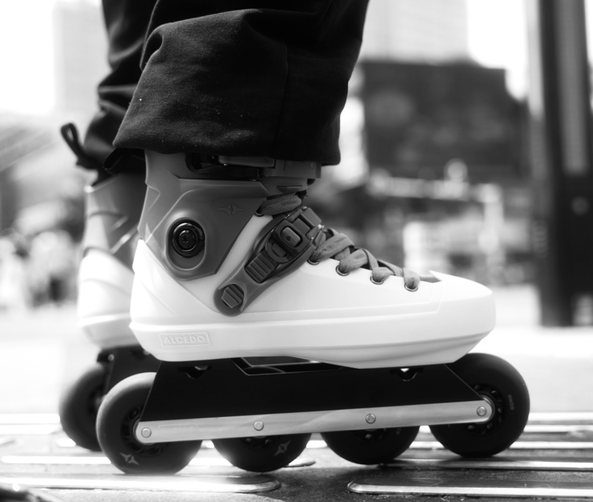 White Alcedo One 80 Inline Skates, Intuition Skate Shop, Skate Shops Near Me, Inline Skates