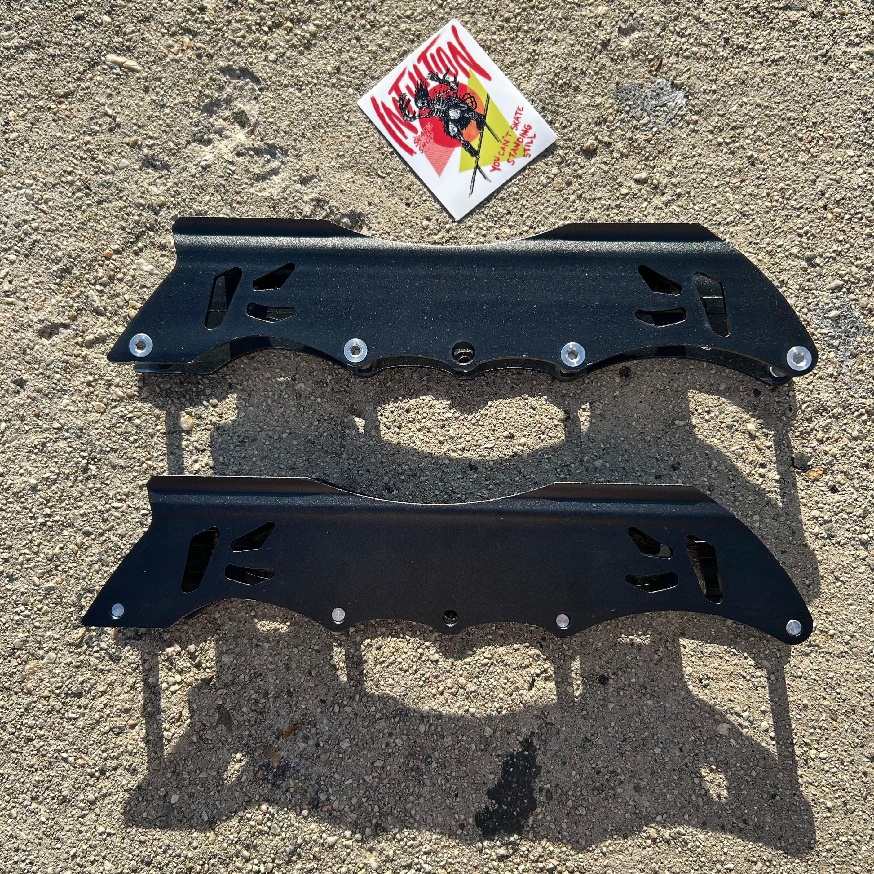 Black Kaltik BAAT 90mm UFS Inline Frames, Intuition Skate Shop, Skate Shops Near Me, Rollerblades