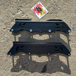 Black Kaltik BAAT 90mm UFS Inline Frames, Intuition Skate Shop, Skate Shops Near Me, Rollerblades