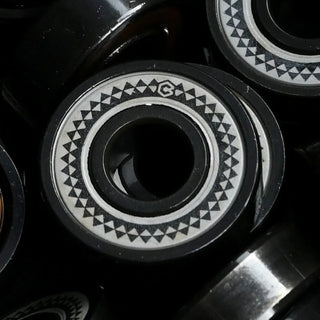 Black Chroma 6 Ball Skate Bearings for Rollerblades and Roller Skates, Intuition Skate Shop, Skate Shops Near Me