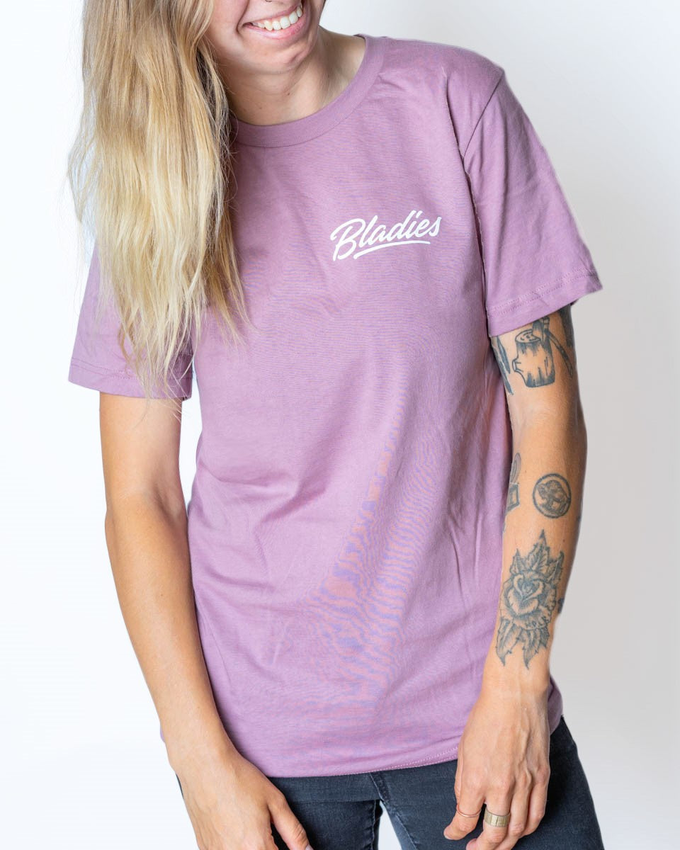 The Bladies Classic Logo Pink Shirt, Intuition Skate Shop, Skate Shops Near Me, Inline Skates