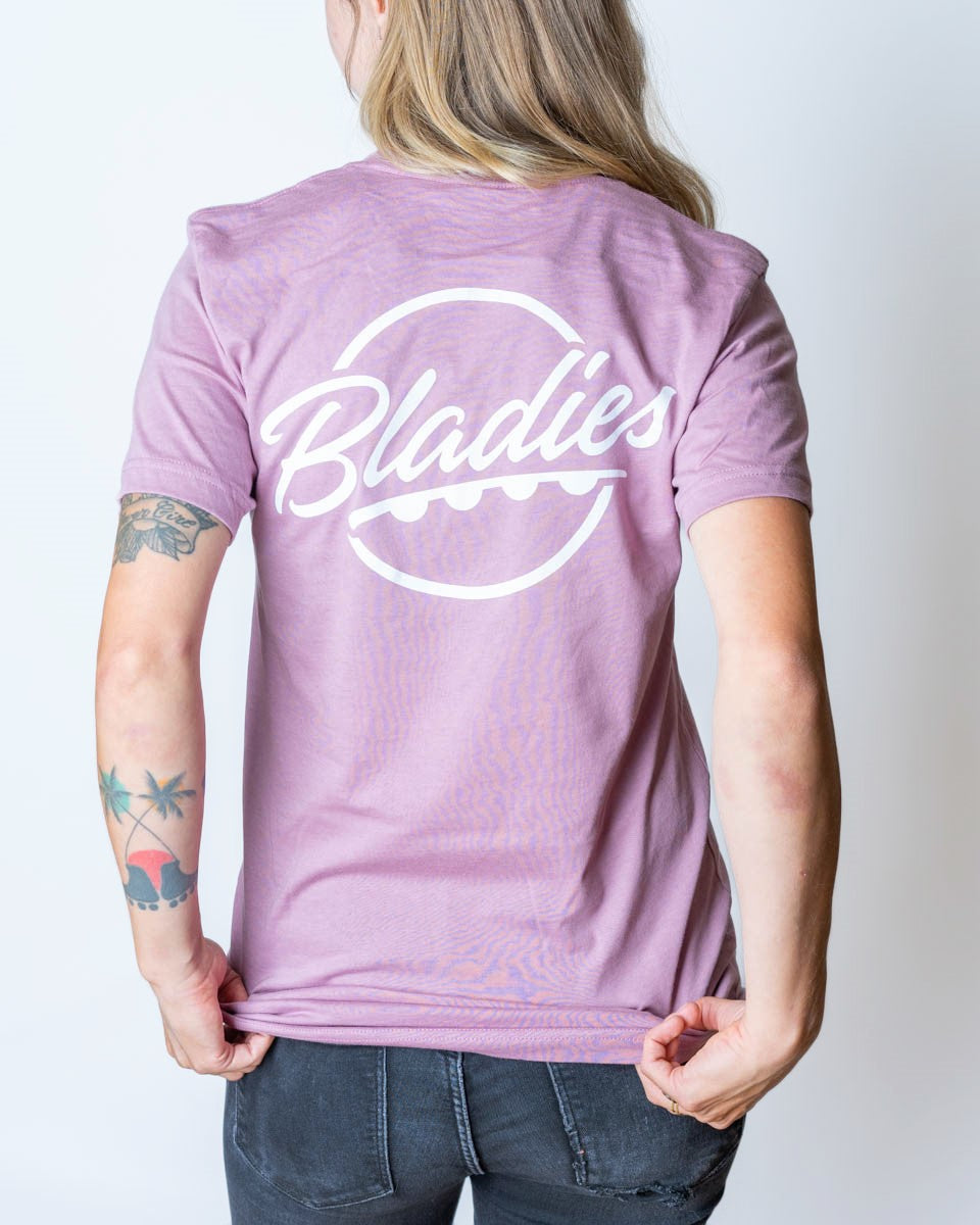 The Bladies Classic Logo Pink Shirt, Intuition Skate Shop, Skate Shops Near Me, Inline Skates