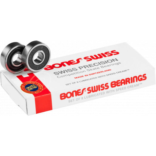 Bones Swiss Precision Skate Bearings, Intuition Skate Shop, Skateboard Bearings, Roller Skate Bearings, Inline Skate Bearings, Fastest Bearings
