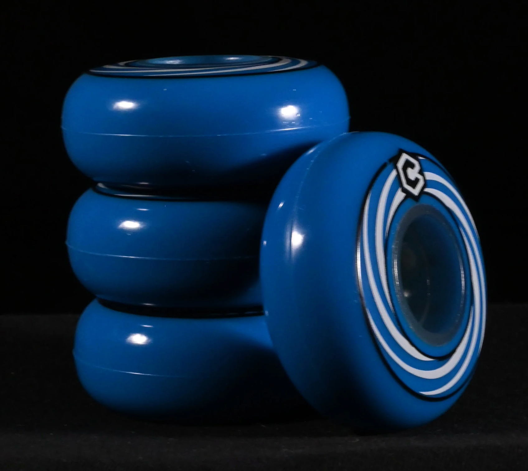 Blue 58mm Chroma Zack Pollak Inline Skate Wheels, Intuition Skate Shop, Skate Shops Near Me, Rollerblades