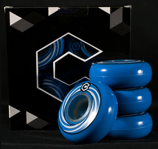 Blue 58mm Chroma Zack Pollak Inline Skate Wheels, Intuition Skate Shop, Skate Shops Near Me, Rollerblades
