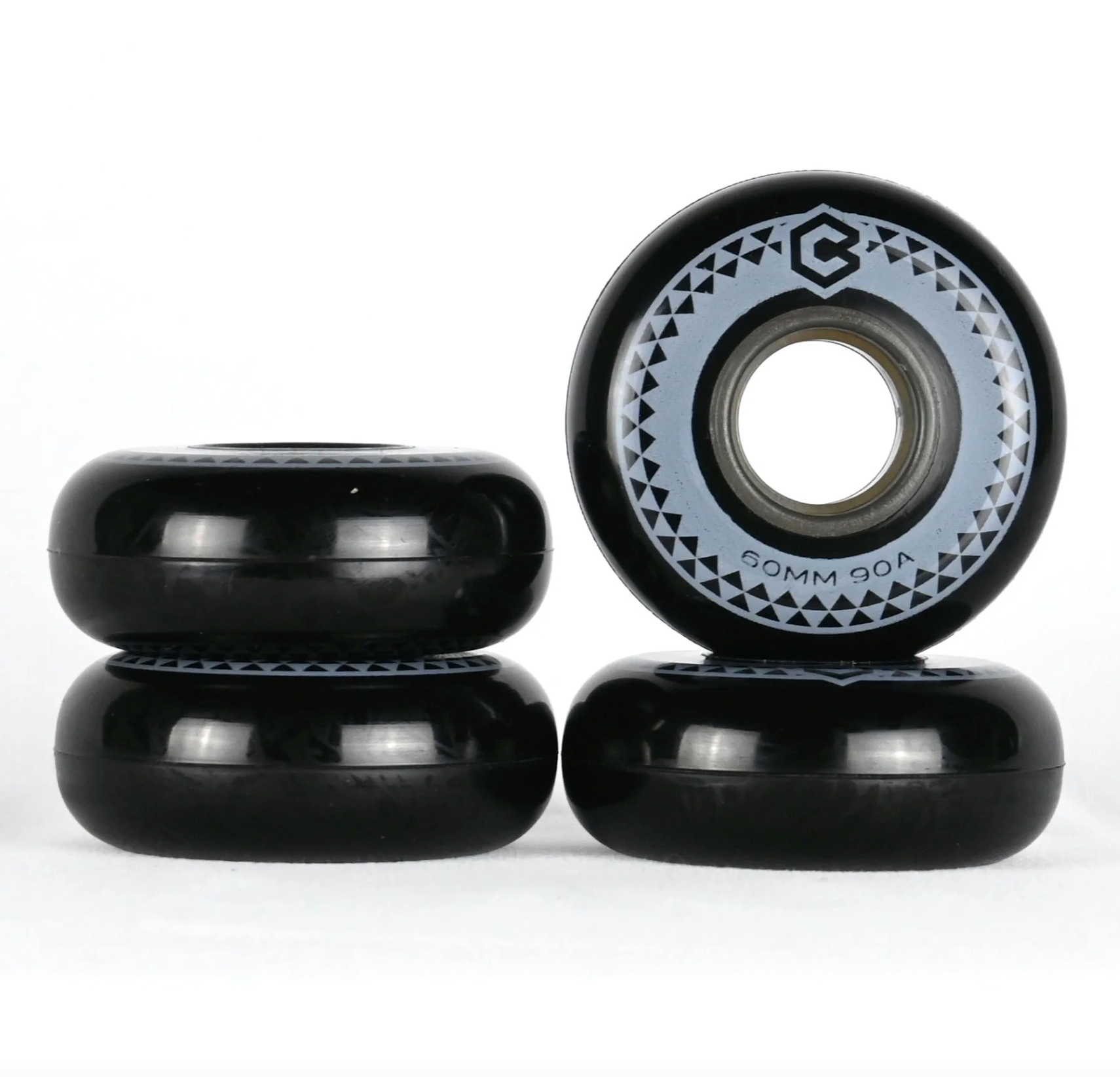 Black Chroma 60mm Inline Skate Wheels, Intuition Skate Shop, Skate Shops Near Me, Inline Skates, Rollerblades