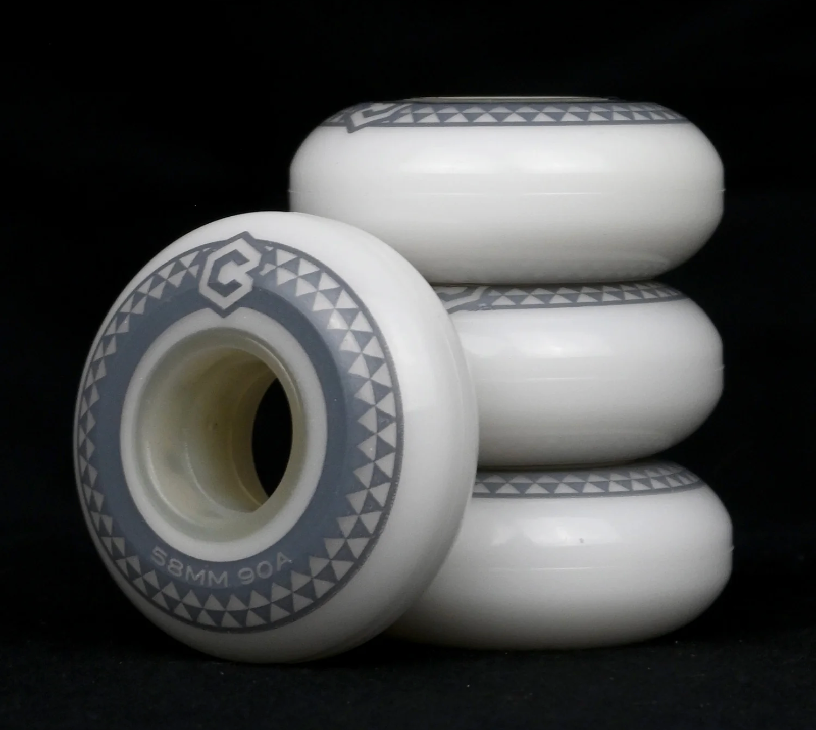 White Chroma 58mm 90a Inline Skate Wheels, Intuition Skate Shop, Skate Shops Near Me, Inline Skates