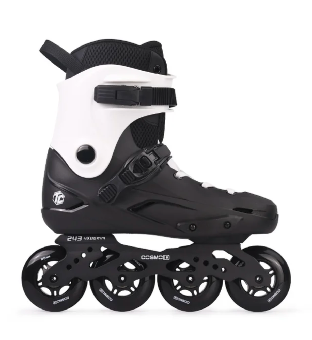 Black and White Cosmic ID Inline Skates, Intuition Skate Shop, Skate Shops Near Me