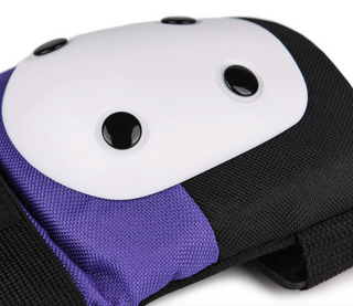 Purple and Black Cosmo ID Pads Set, Intuition Skate Shop, Skate Shops Near Me, Protective Gear, Inline Skates, Roller Skates