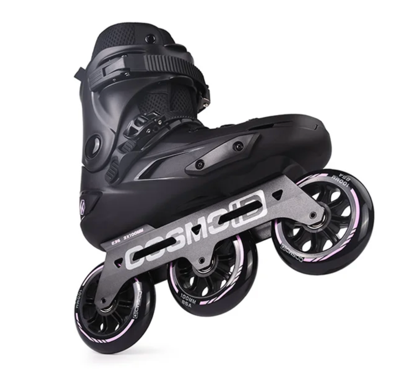 Black Cosmo ID TT3 3 x 110 Inline Skates, Intuition Skate Shop, Skate Shops Near Me, Urban Inline Skates, Rollerblades