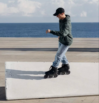 Black Cosmo ID TT3 3 x 110 Inline Skates, Intuition Skate Shop, Skate Shops Near Me, Urban Inline Skates, Rollerblades