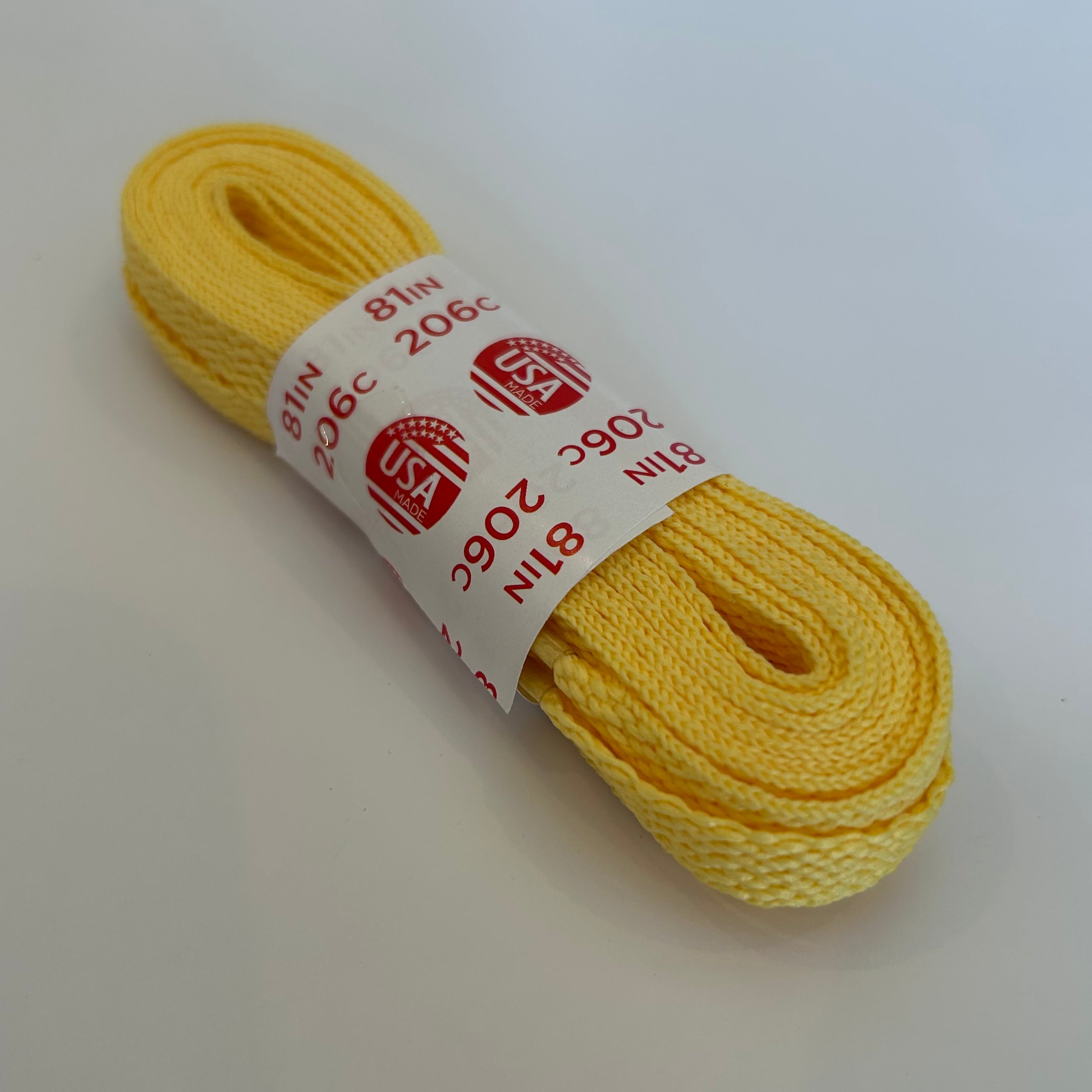 Yellow Cotton Sure Grip 81" Inch Roller Skate Laces, Intuition Skate Shop, Skate Shops Near Me, Roller Skates