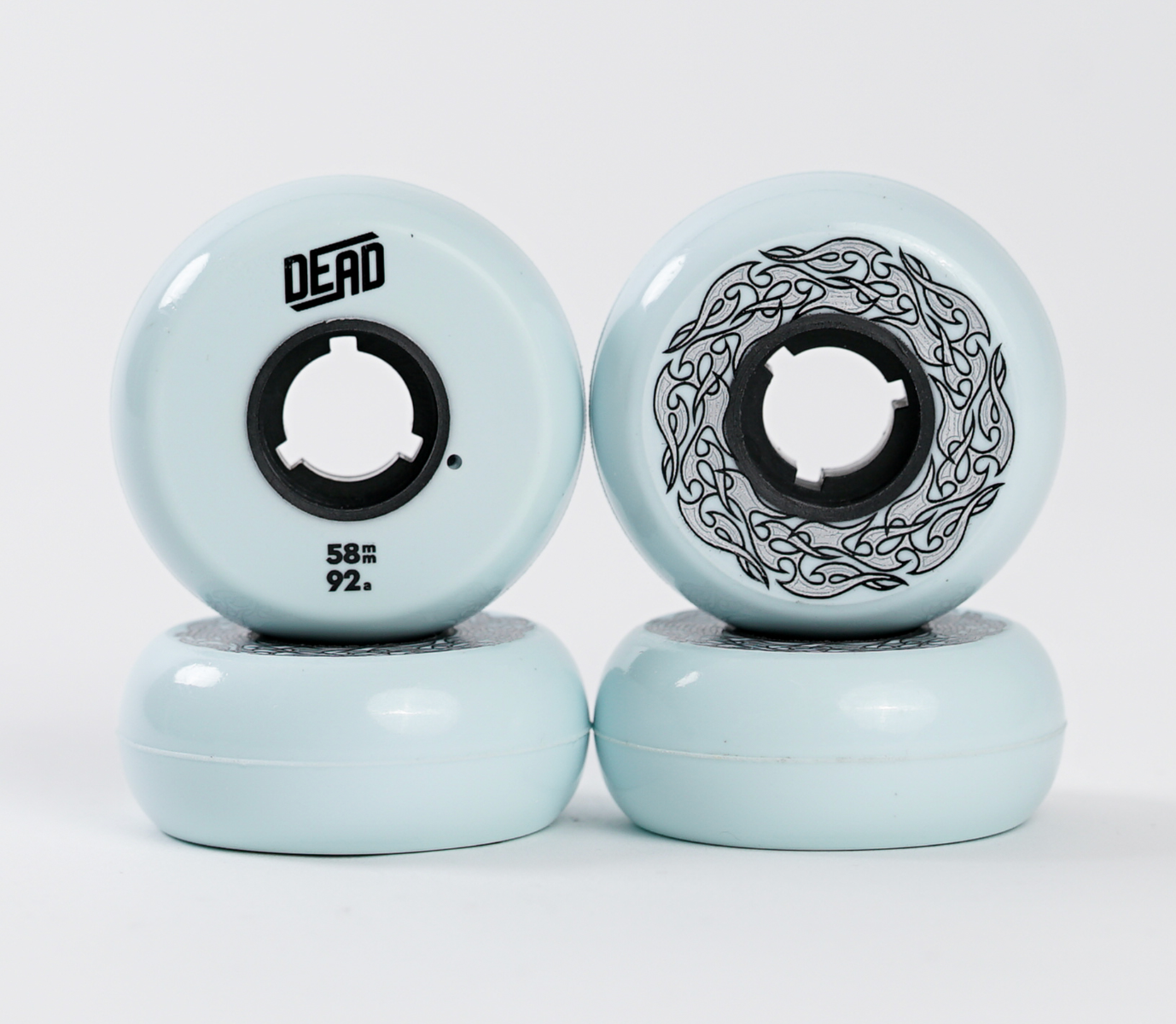Dead 58mm Powder Blue inline skate wheel