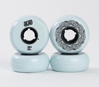 Dead 58mm Powder Blue inline skate wheel