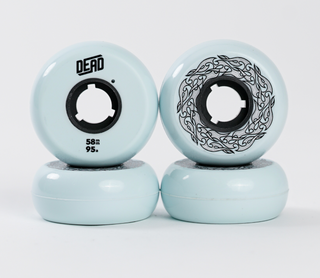 Dead 58mm Powder Blue inline skate wheel