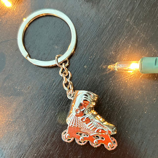 Silver Inline Skate Keychain, Intuition Skate Shop, Skate Shops Near Me, Rollerblades