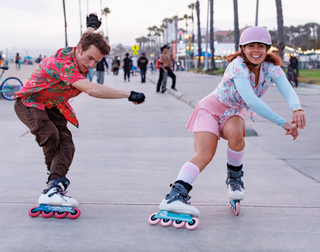 Bright Blue Endless Blading LA Skate Hunnies Inline Skate Frames, Intuition Skate Shop, Skate Shops Near Me, Rollerblades