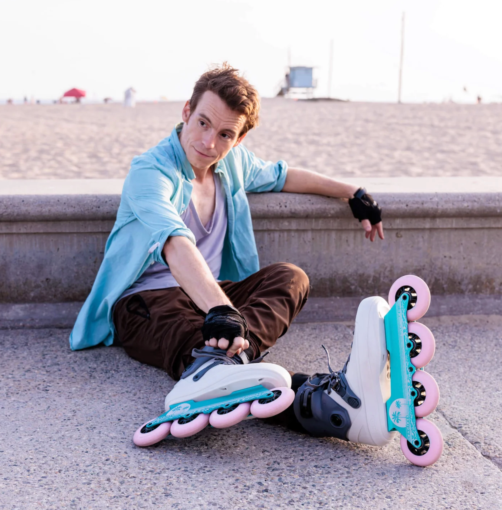 Bright Blue Endless Blading LA Skate Hunnies Inline Skate Frames, Intuition Skate Shop, Skate Shops Near Me, Rollerblades