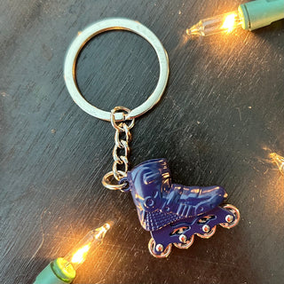 Navy Blue Inline Skate Keychain, Intuition Skate Shop, Skate Shops Near Me, Rollerblades