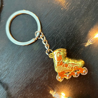 Gold Inline Skate Keychain, Intuition Skate Shop, Skate Shops Near Me, Rollerblades