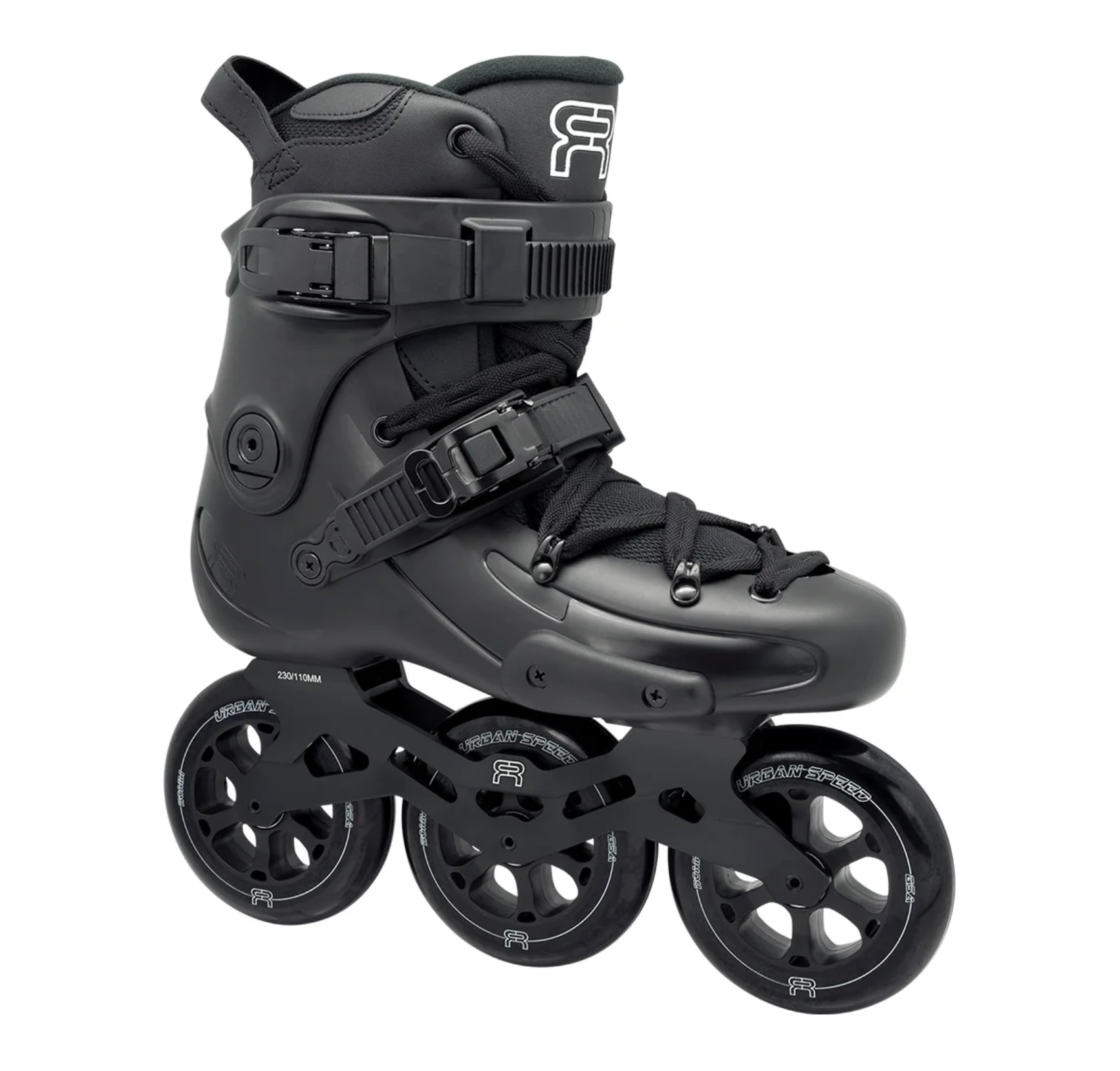 Black FR1 310 Urban Inline Skates, Intuition Skate Shop, Skate SHops Near Me, Rollerblades, 3 x 110 Inline Skates