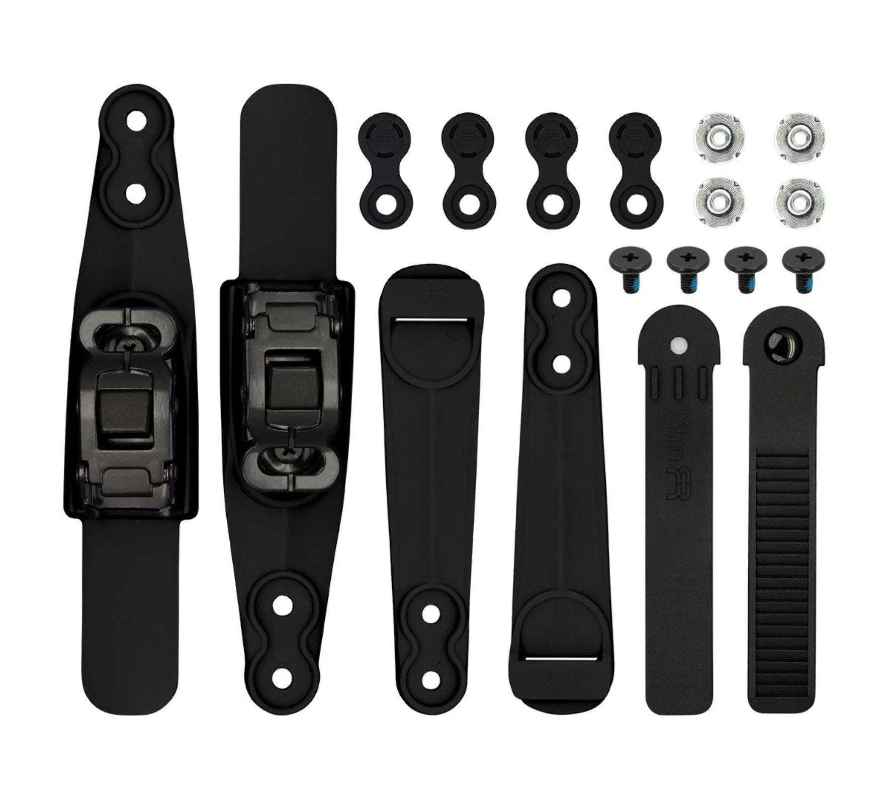 Black FR Logo Double Strap Ratchet Kit for Inline Skates, Intuition Skate Shop, Skate Shops Near Me, Rollerblades