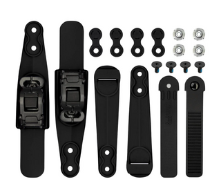 Black FR Logo Double Strap Ratchet Kit for Inline Skates, Intuition Skate Shop, Skate Shops Near Me, Rollerblades