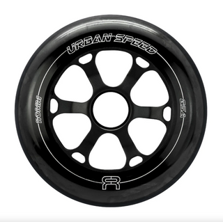 Black FR 110mm Urban Speed Inline Skate Wheel, Intuition Skate Shop, Skate Shops Near Me, Rollerblades