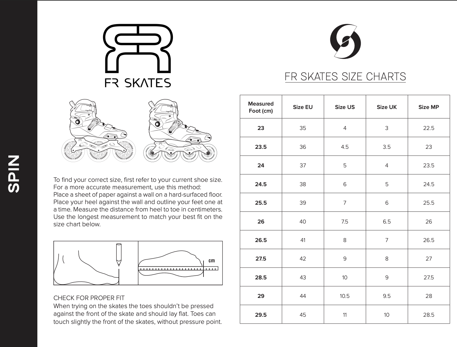 FR Spin 2025 inline skates