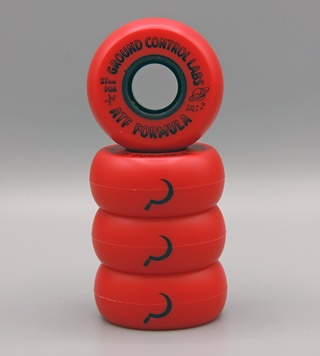 Red Ground Control 57mm ATF Inline Skate Wheels at Intuition Skate Shop