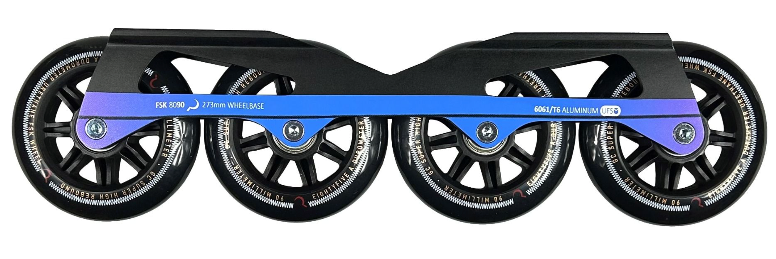 Oil Blue GC 8090 Freeskate UFS Inline Skate Frames, Intuition Skate Shop, Skate Shops Near Me, Rollerblades