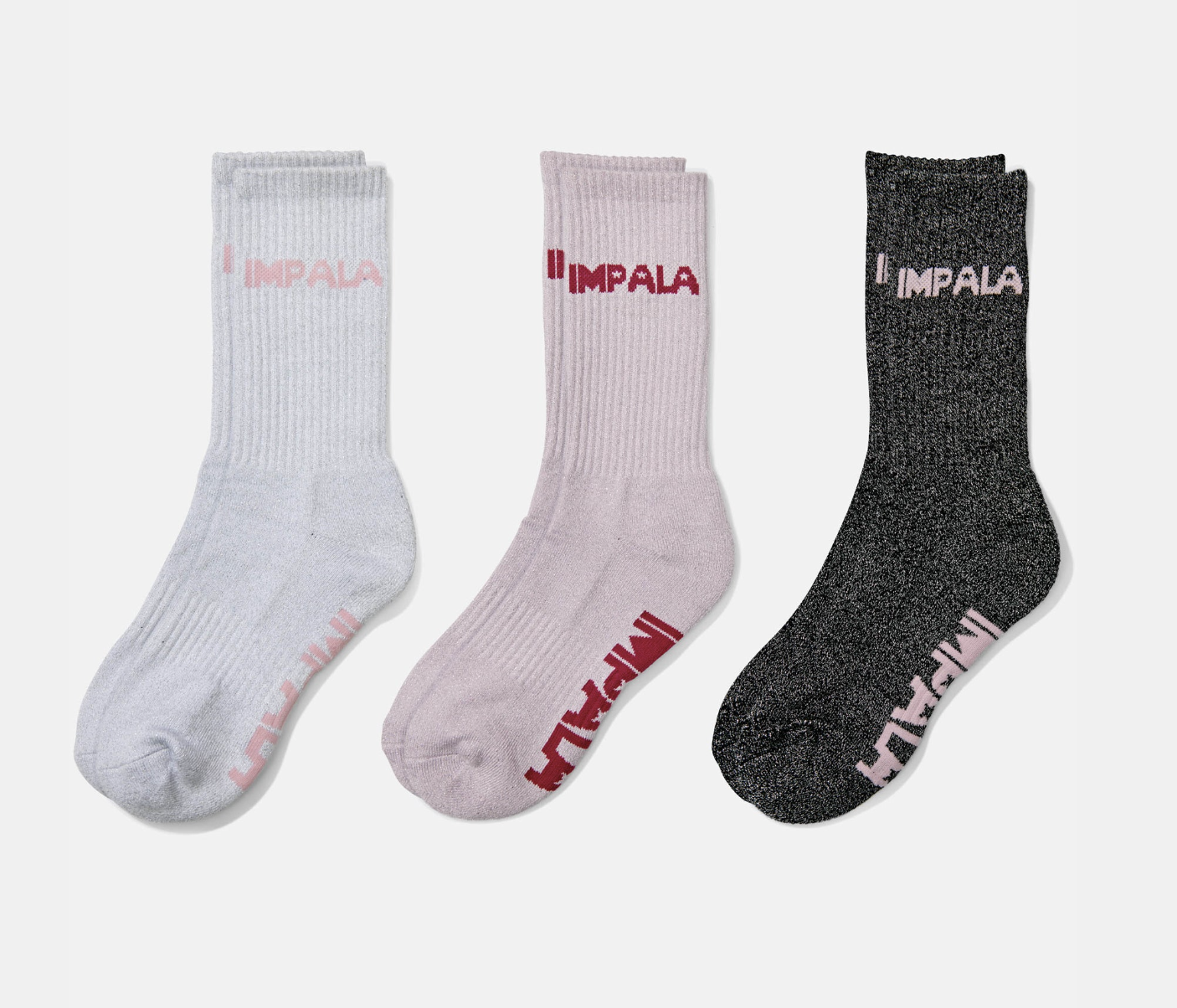 Sparkle Colored Impala Roller Skate socks 3 Pack, Intuition Skate Shop, Skate Shops Near Me, Roller Skates, Rollerblades